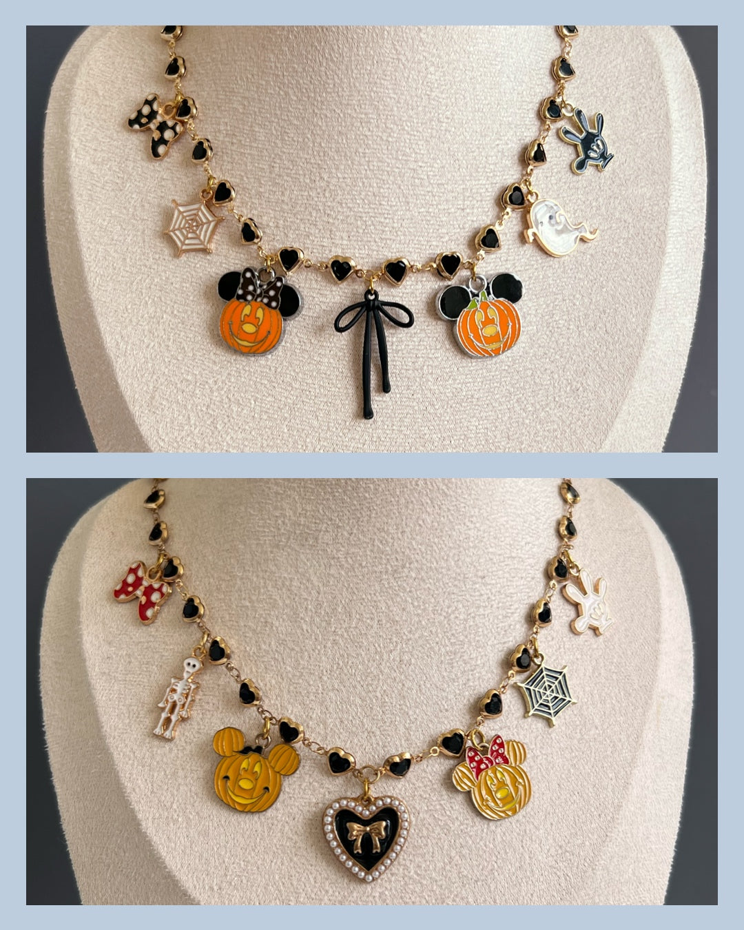 Black Pumpkin Hearts Creation PREORDER