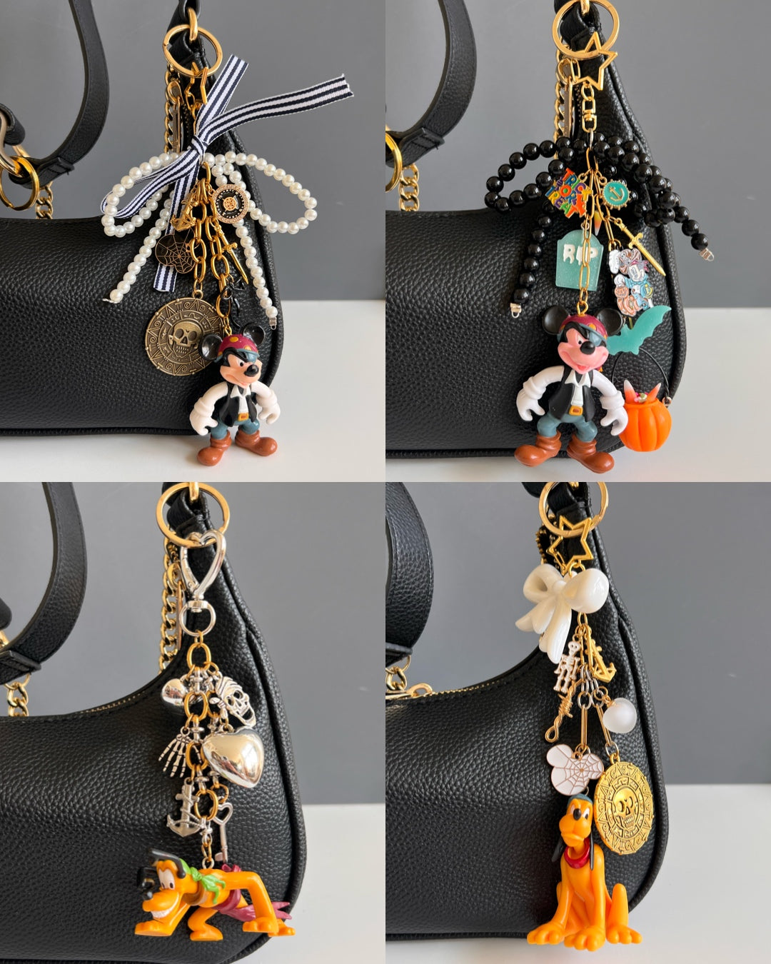 Pirate Bag Charms Mr Mouse and Dog