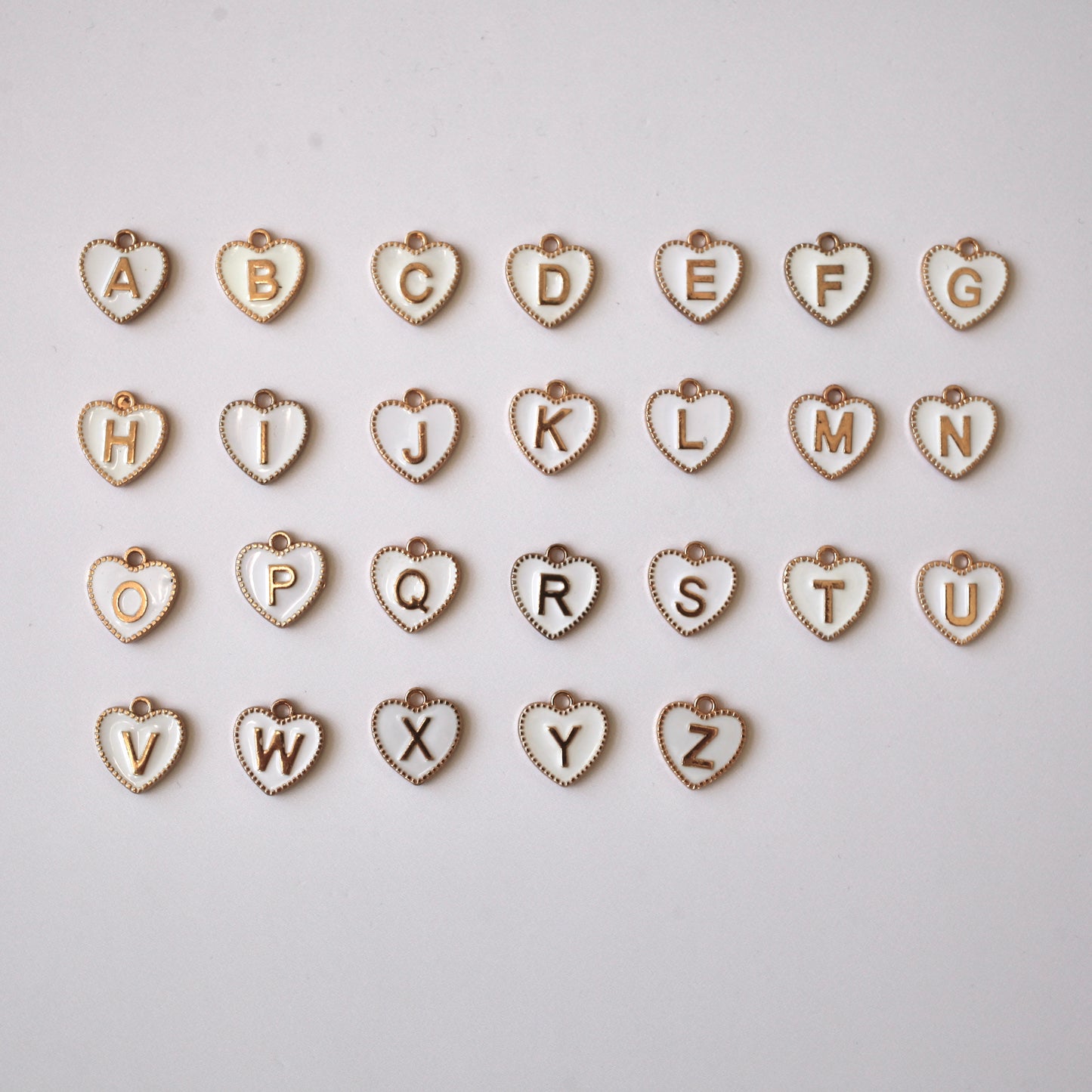 Heart Letter White