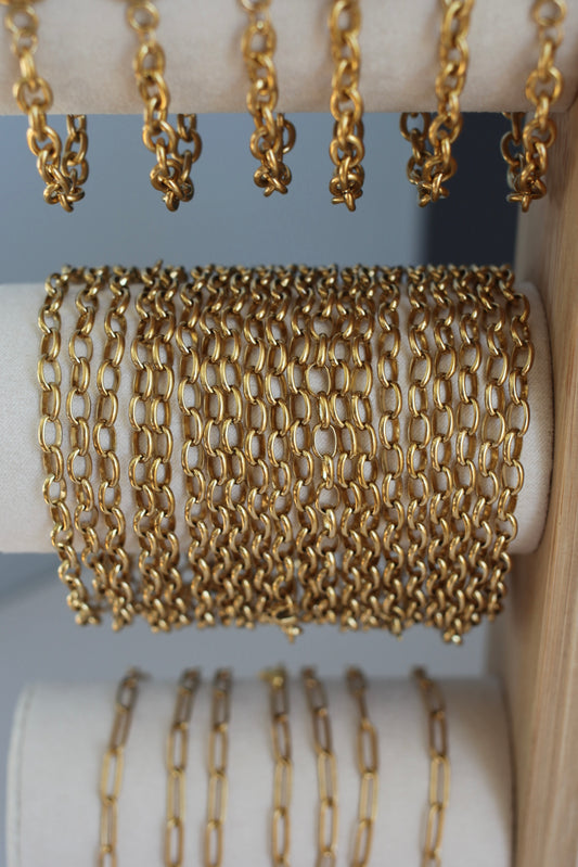 Gold Chain Basic Bracelet