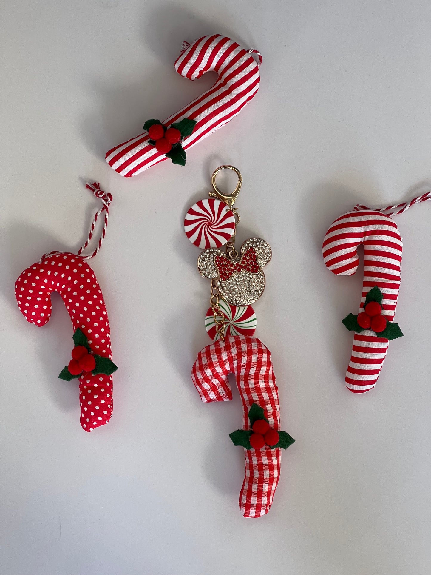 Candy Cane Bag Charm PREORDER