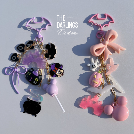 Pink and Purple Bag Charms PREORDER