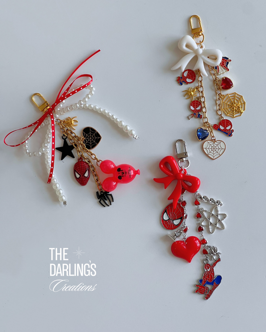 Spider Cluster Bag Charms