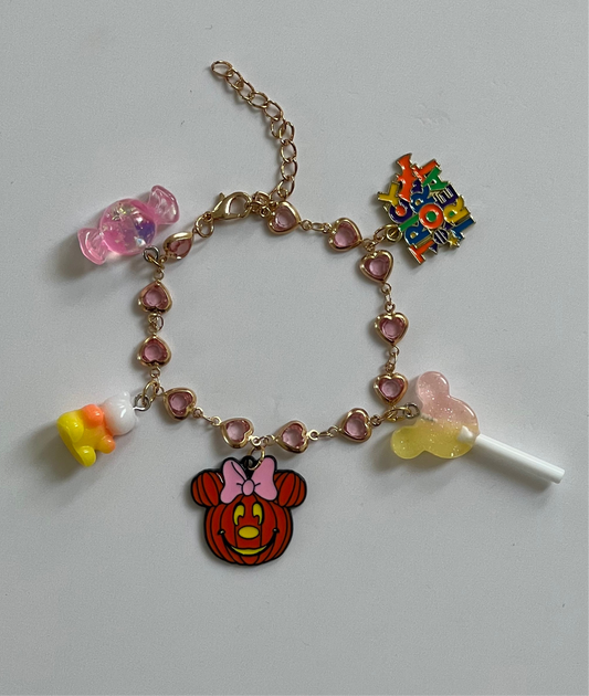 Pink Halloween Candy Bracelet