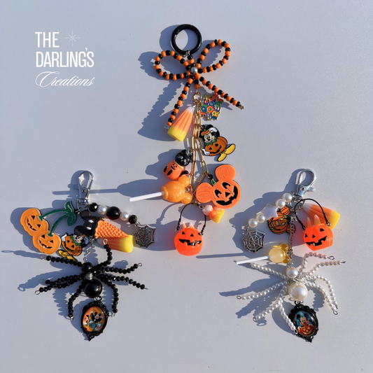 Halloween Pumpkin Bag Charms PREORDER