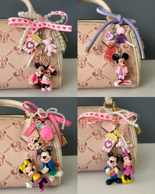 Pearly Pink Valentine Bag Charms PREORDER
