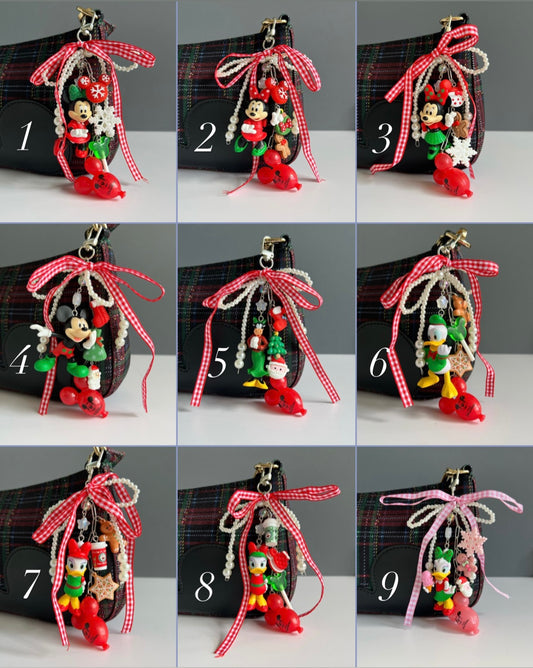 Christmas Character Bag Charm PREORDER