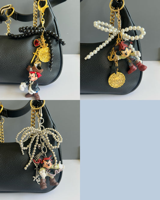 Pirate Bag Charms Mr Mouse
