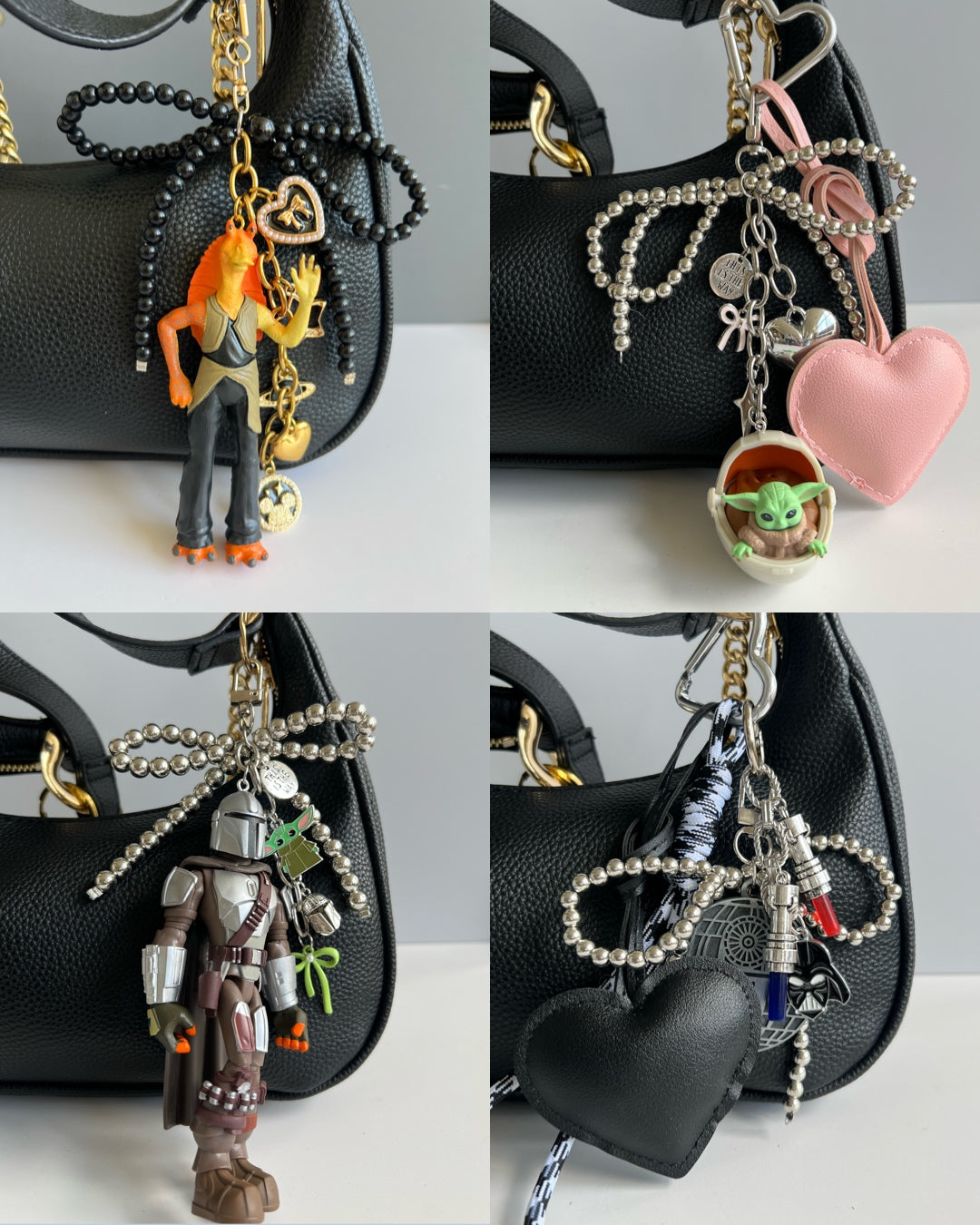 Galactic Bag Charms 7 READY TO SHIP
