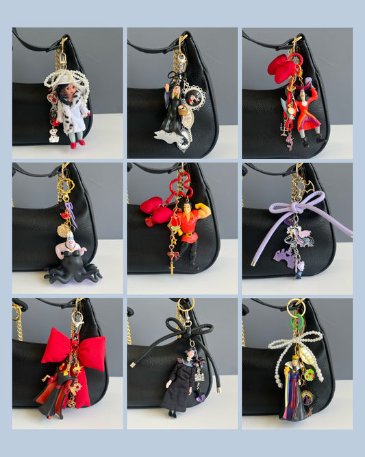 Vintage Villain Bag Charms