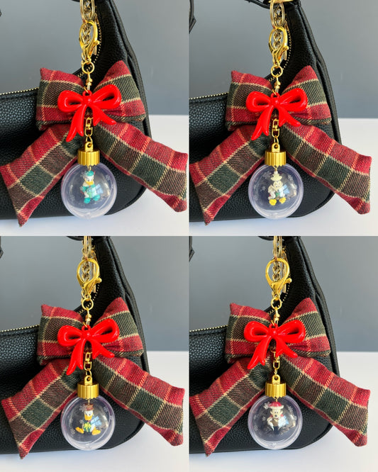Plaid Christmas Puff Bow PREORDER