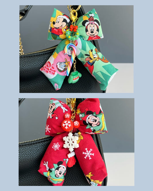 Character Christmas Puff Bow PREORDER