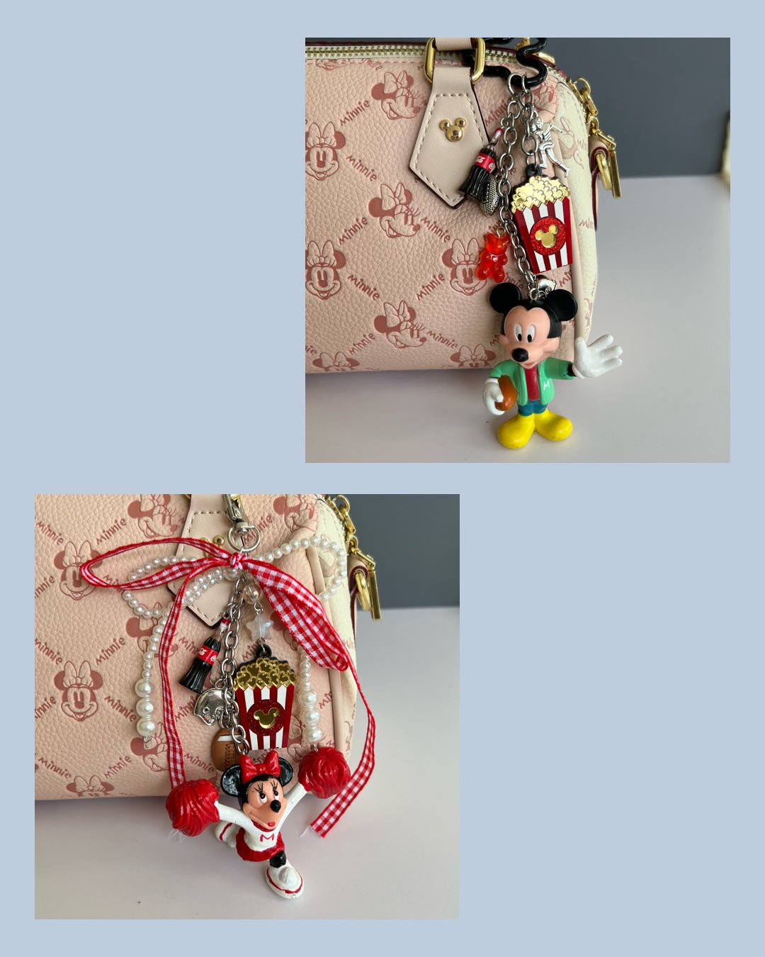 Football Mouse Bag Charms