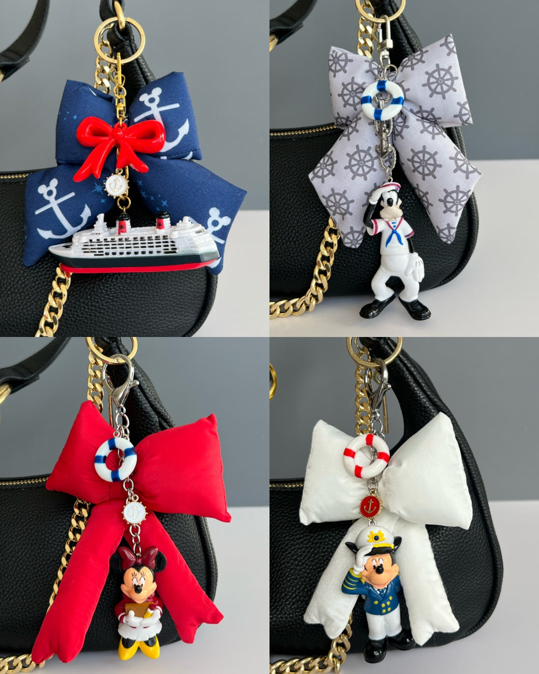 Cruise Puff Bow Bag Charms PREORDER