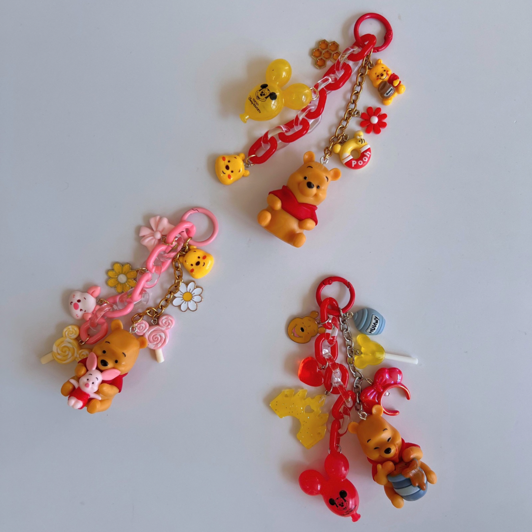 Bear and Friends Bag Charms
