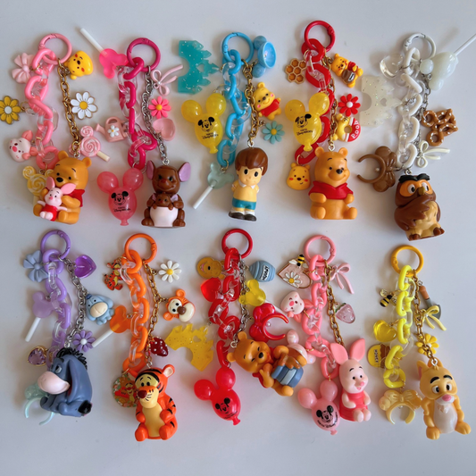 Bear and Friends Bag Charms