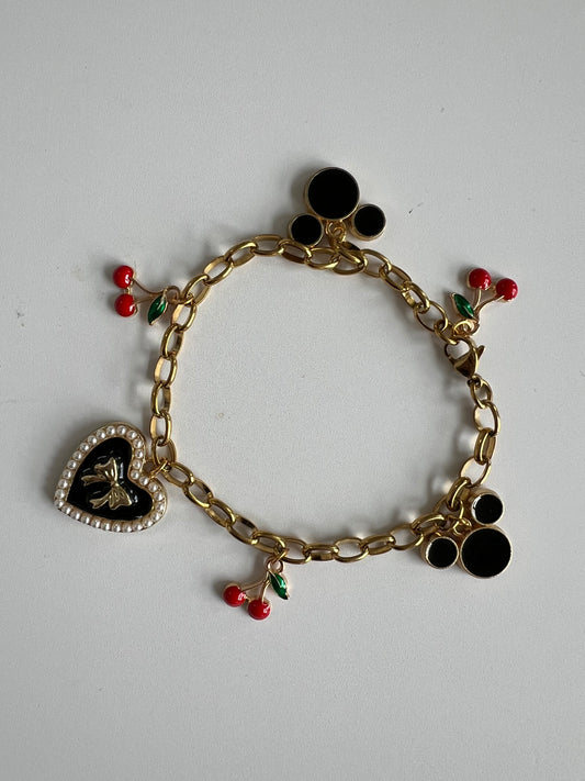 Vintage Mouse Cherry Bracelet PRE-ORDER